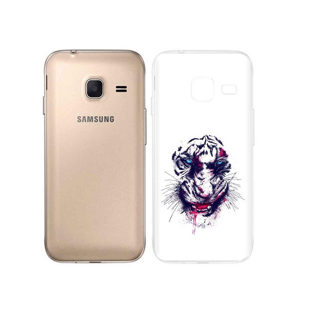 

Чехол MyPads Tocco для Samsung Galaxy J1 mini безумный тигр (PT24300.564.228), Tocco