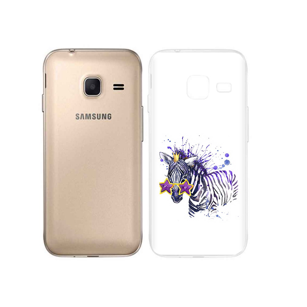 

Чехол MyPads Tocco для Samsung Galaxy J1 mini акварельная зебра (PT24300.564.215), Tocco
