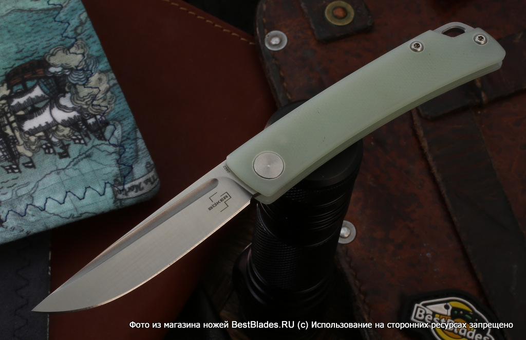 

Складной нож Boker Celos G10 Jade, Голубой, Celos