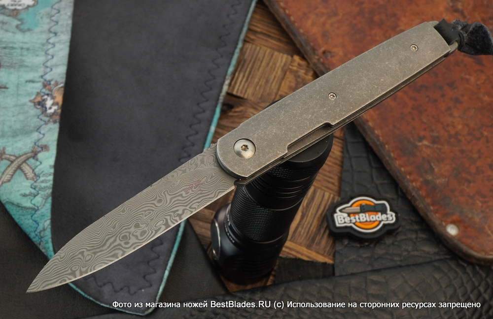 

Складной нож Boker LRF Damast, Серый, LRF Damast