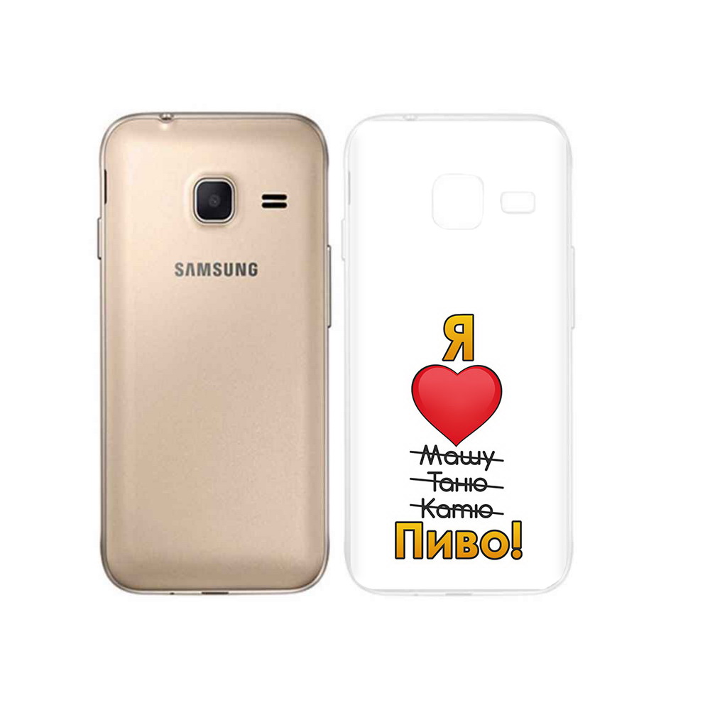 

Чехол MyPads Tocco для Samsung Galaxy J1 mini Я люблю машу таню катю пиво, Tocco