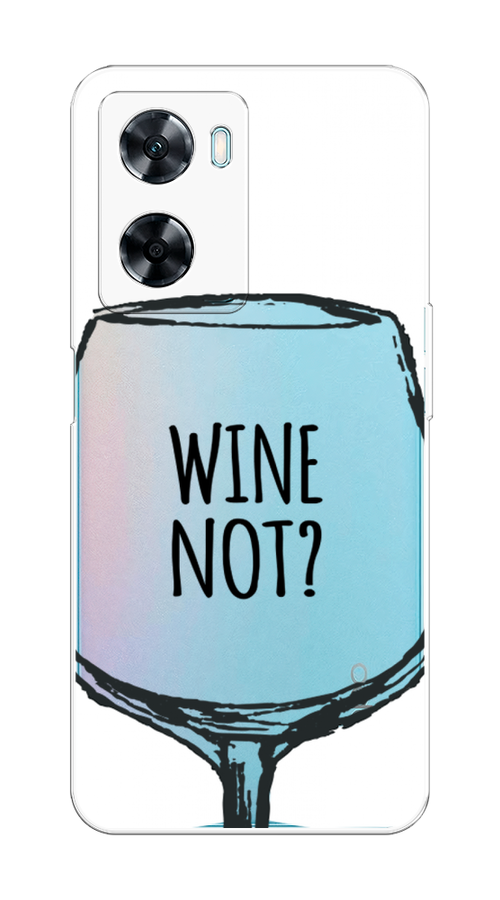 

Чехол на Oppo A57 4G "Wine not white", Белый, 2511550-6