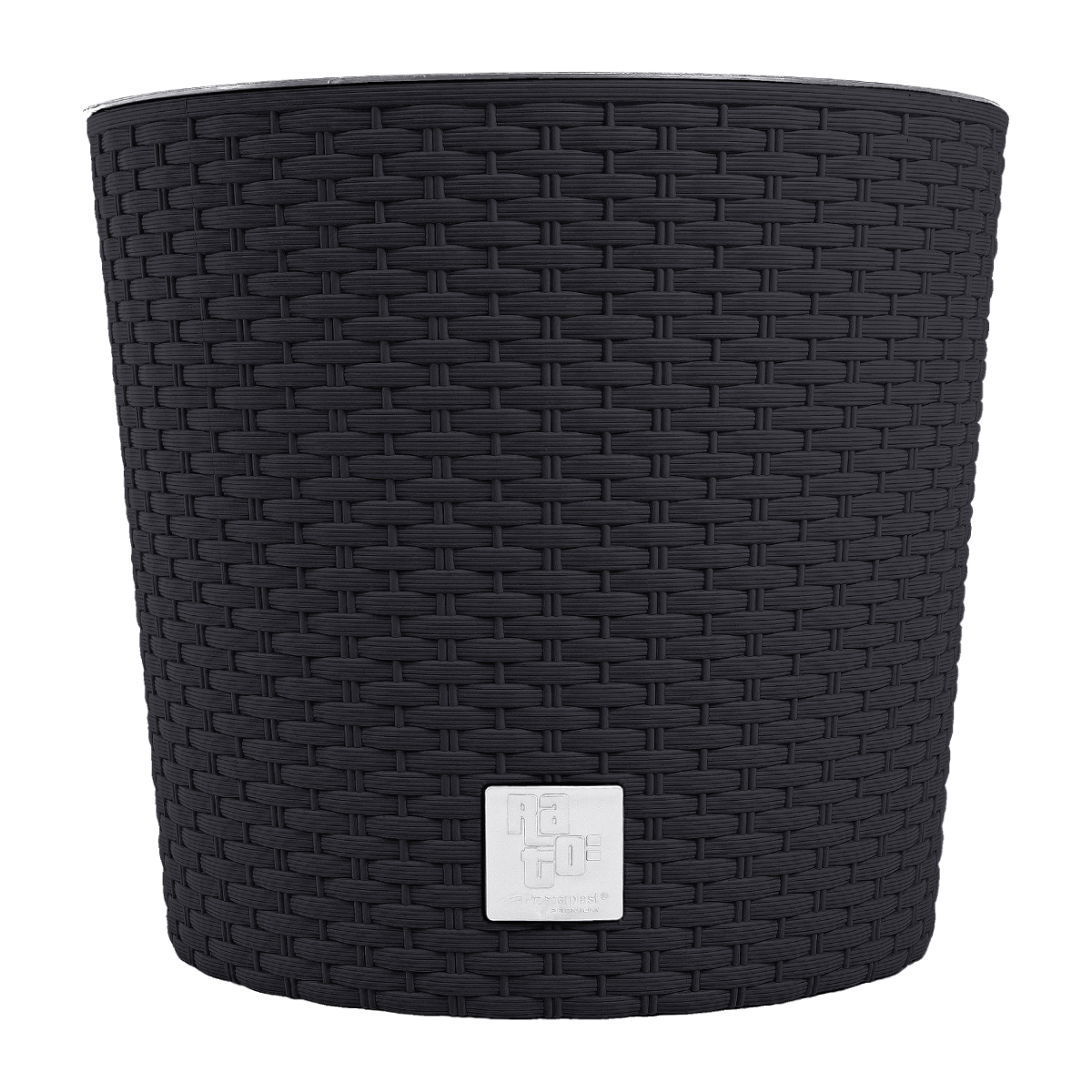 

Кашпо для цветов RATO ROUND DRTUS300L-S433 антрацит 2 предмета 15 и 15.3л, Черный, RATO ROUND