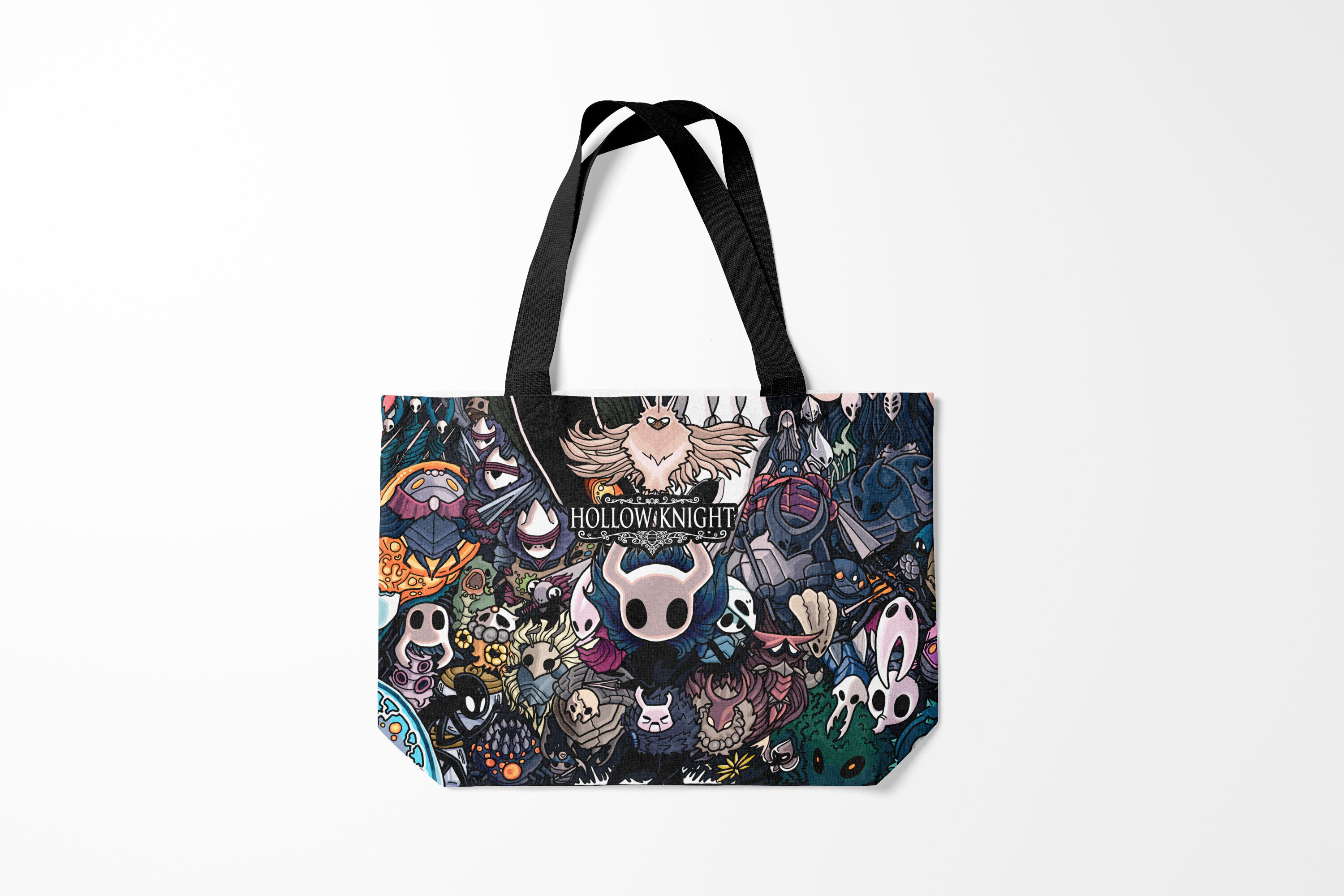 

Сумка шoппер унисекс Burnettie Hollow Knight, черный, Hollow Knight