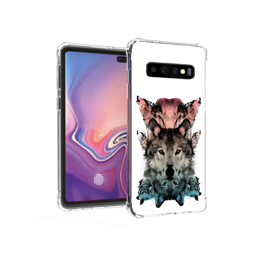 

Чехол MyPads Tocco для Samsung Galaxy S10+ стая (PT125670.500.624), Прозрачный, Tocco