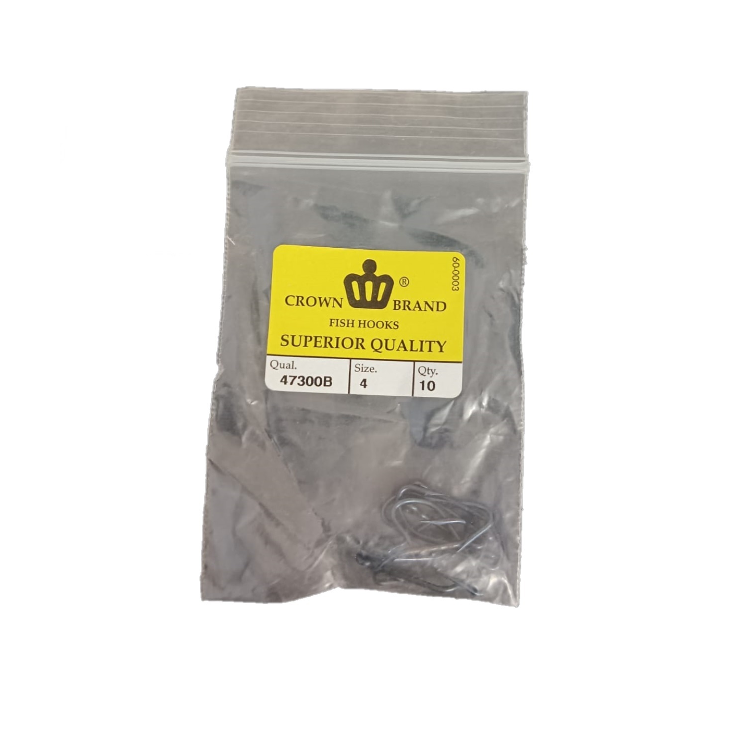 

Крючок одинарный MUSTAD 47300 B №4 упаковка 10 штук