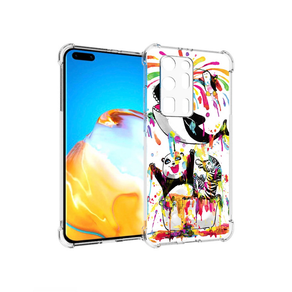 Чехол MyPads Tocco для Huawei P40 Pro+ Хиппи кит