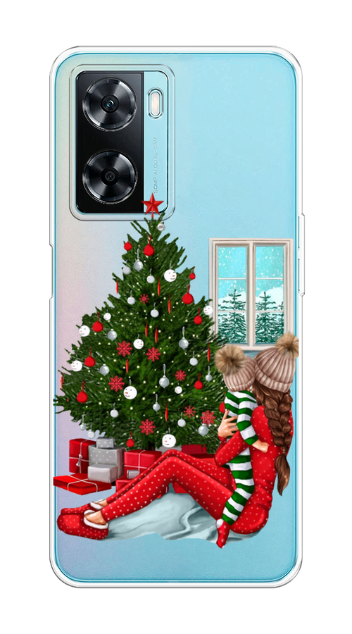 

Чехол на Oppo A57 4G "Новый год с мамой", Красный;зеленый;голубой, 2511550-6