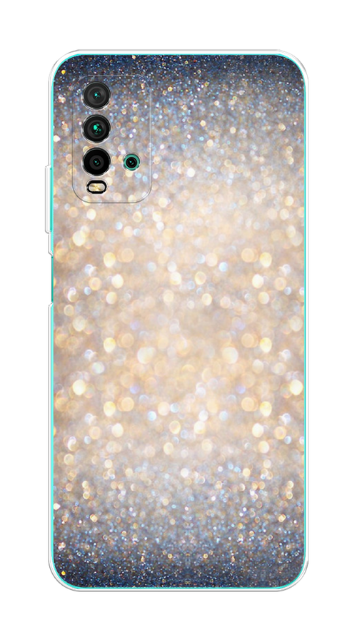

Чехол на Xiaomi Redmi 9T "Мерцание рисунок", Желтый;серый, 39850-1