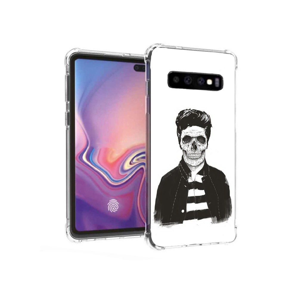 

Чехол MyPads Tocco для Samsung Galaxy S10+ скелет (PT125670.500.604), Прозрачный, Tocco