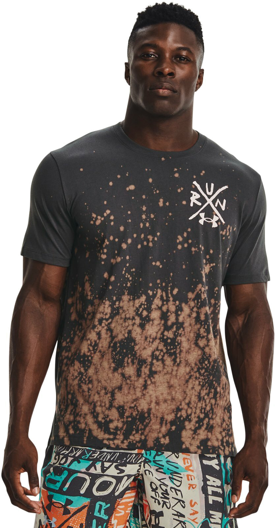 

Футболка мужская Under Armour 1370337-010 серая MD, 1370337-010