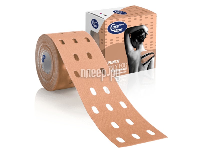 фото Кинезио-тейп curetape 5cm x 5m punch neutral 160622