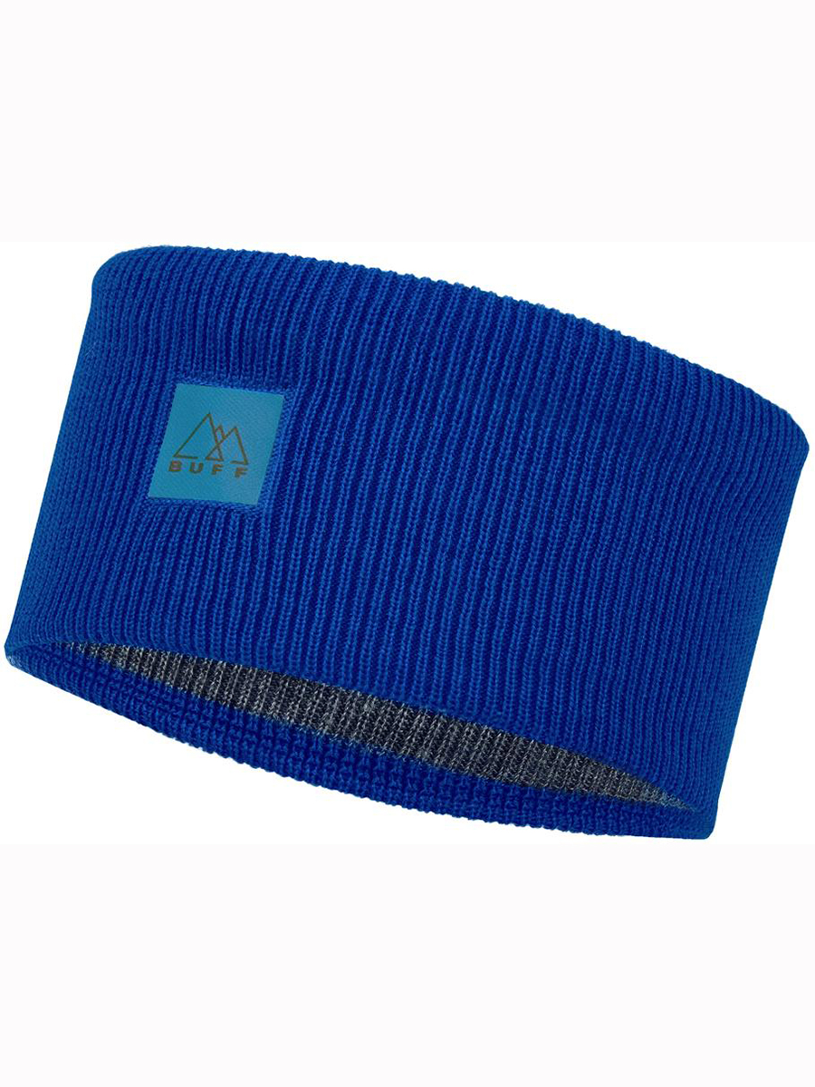 Повязка унисекс Buff Crossknit Headband, синий