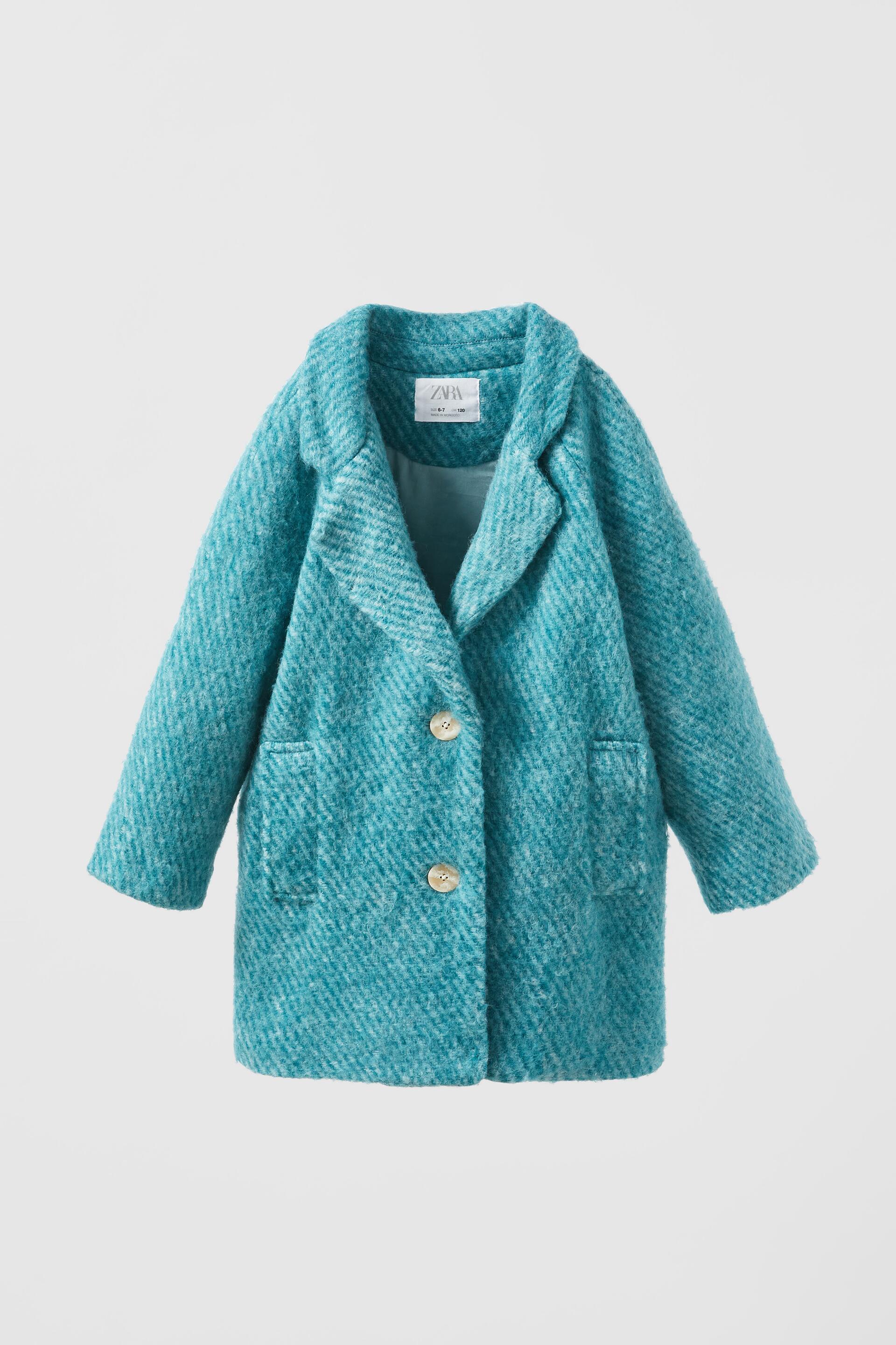 

Пальто детское ZARA 0640123540234, бирюзовый, 134 (товар из-за рубежа), 06401235402