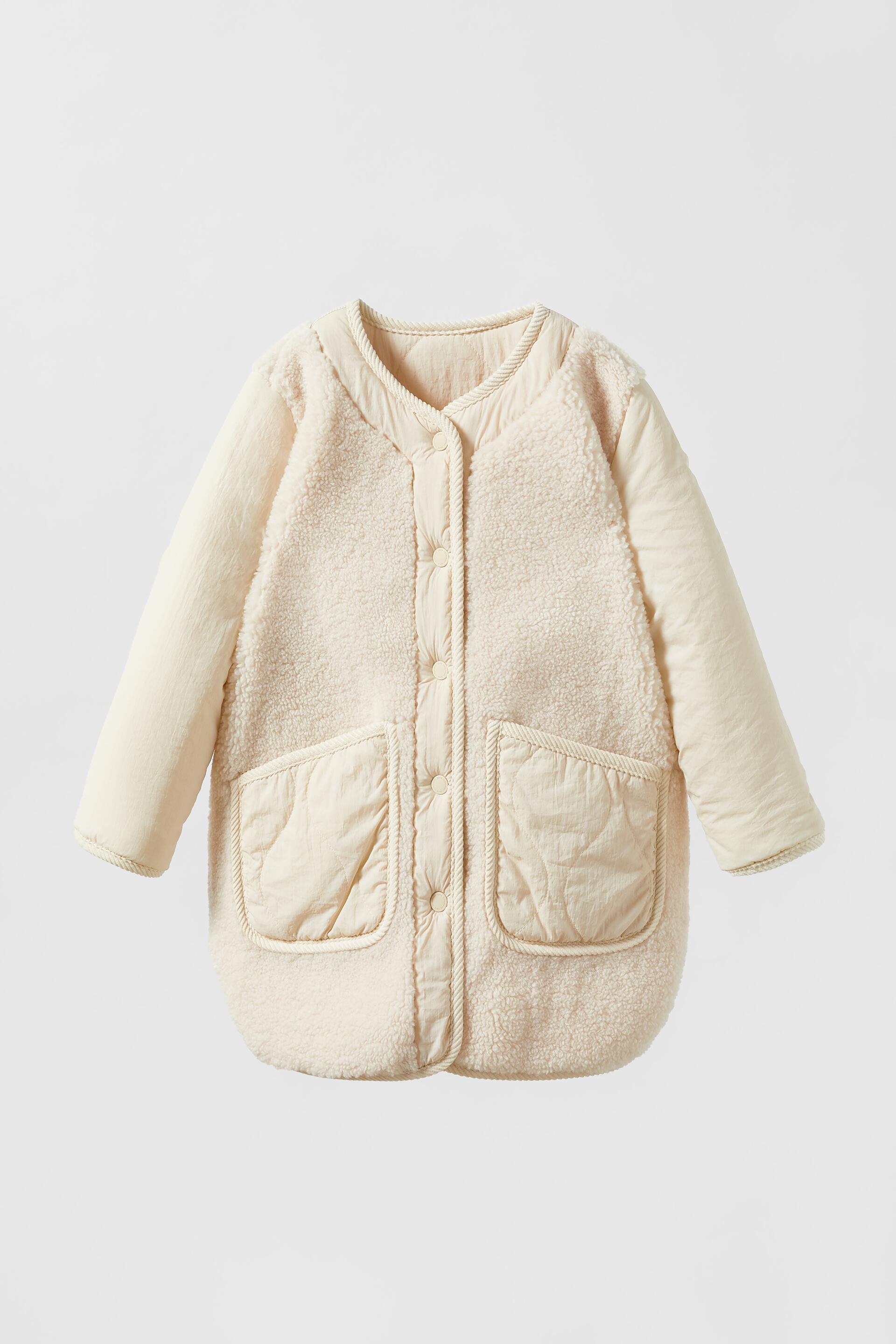 

Пальто детское ZARA 0056270571235, от белого, 152 (товар из-за рубежа), 00562705712