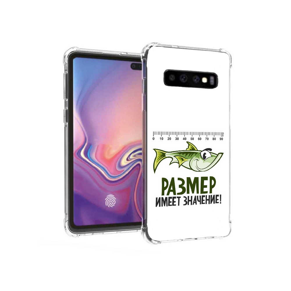 

Чехол MyPads Tocco для Samsung Galaxy S10+ размер не имеет значения (PT125670.500.569), Прозрачный, Tocco