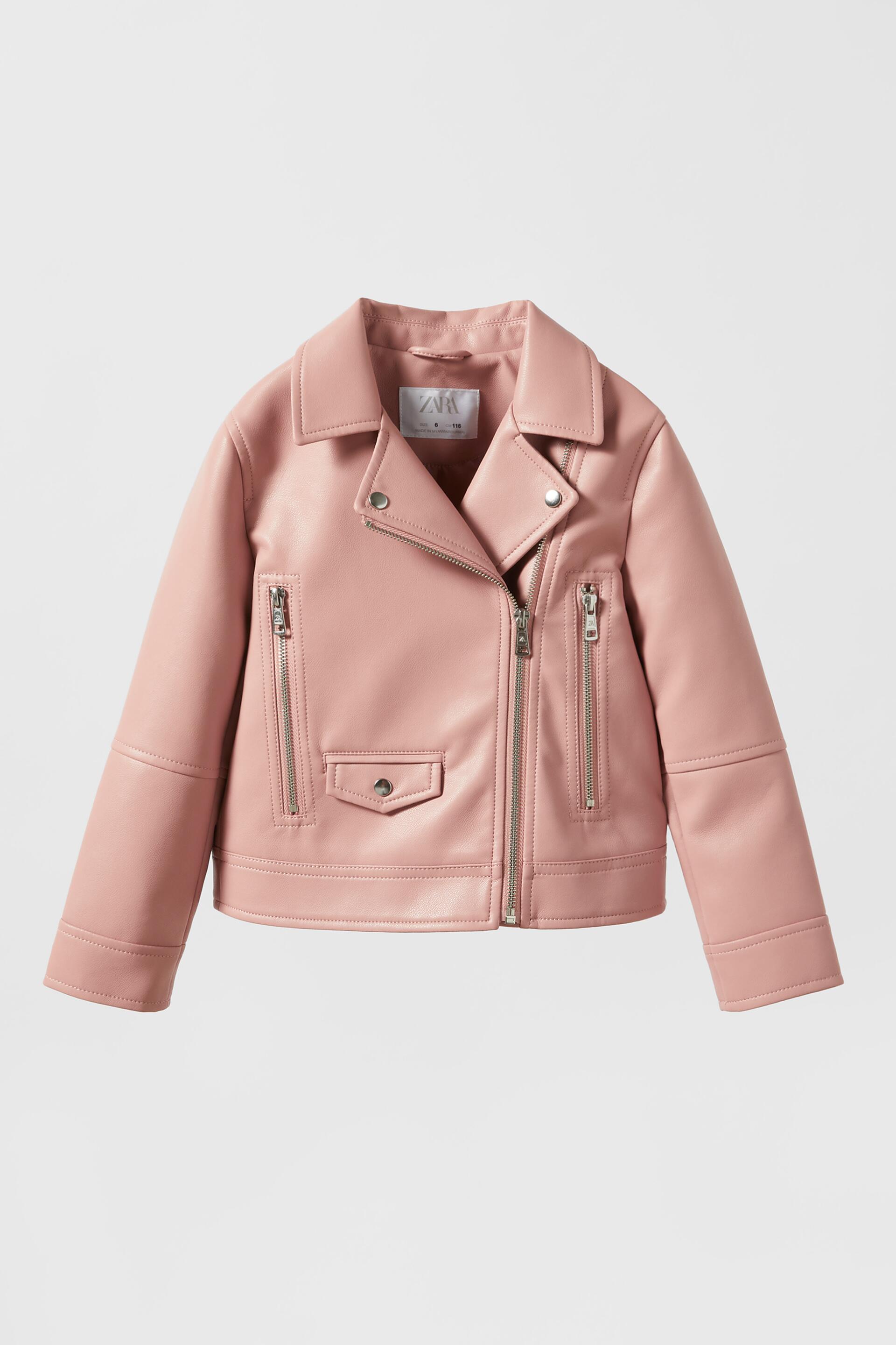 

Куртка кожаная детская ZARA 0056271962012, розовый, 152 (товар из-за рубежа), 00562719620