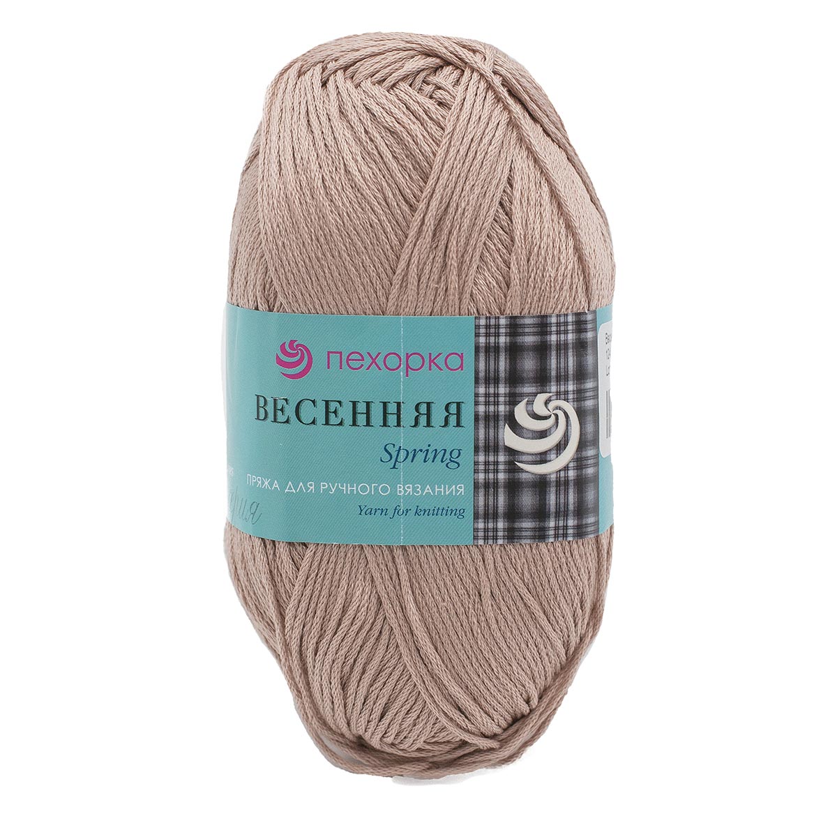 

Пряжа Пехорка 'Весенняя' 100 г, 250 м (мерсеризованный хлопок) (124-Песочный), 5 мотков, Бежевый