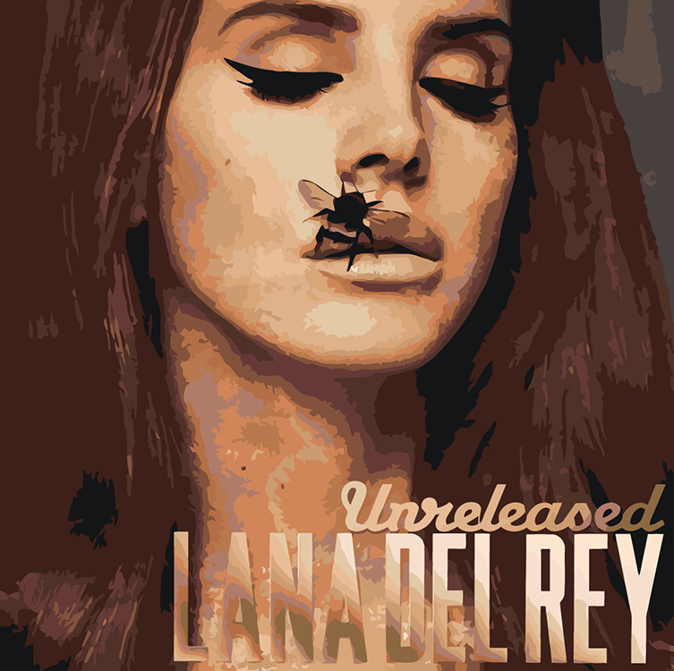 

Картина по номерам Цветное Lana Del Rey Лана Дель Рей: обложка