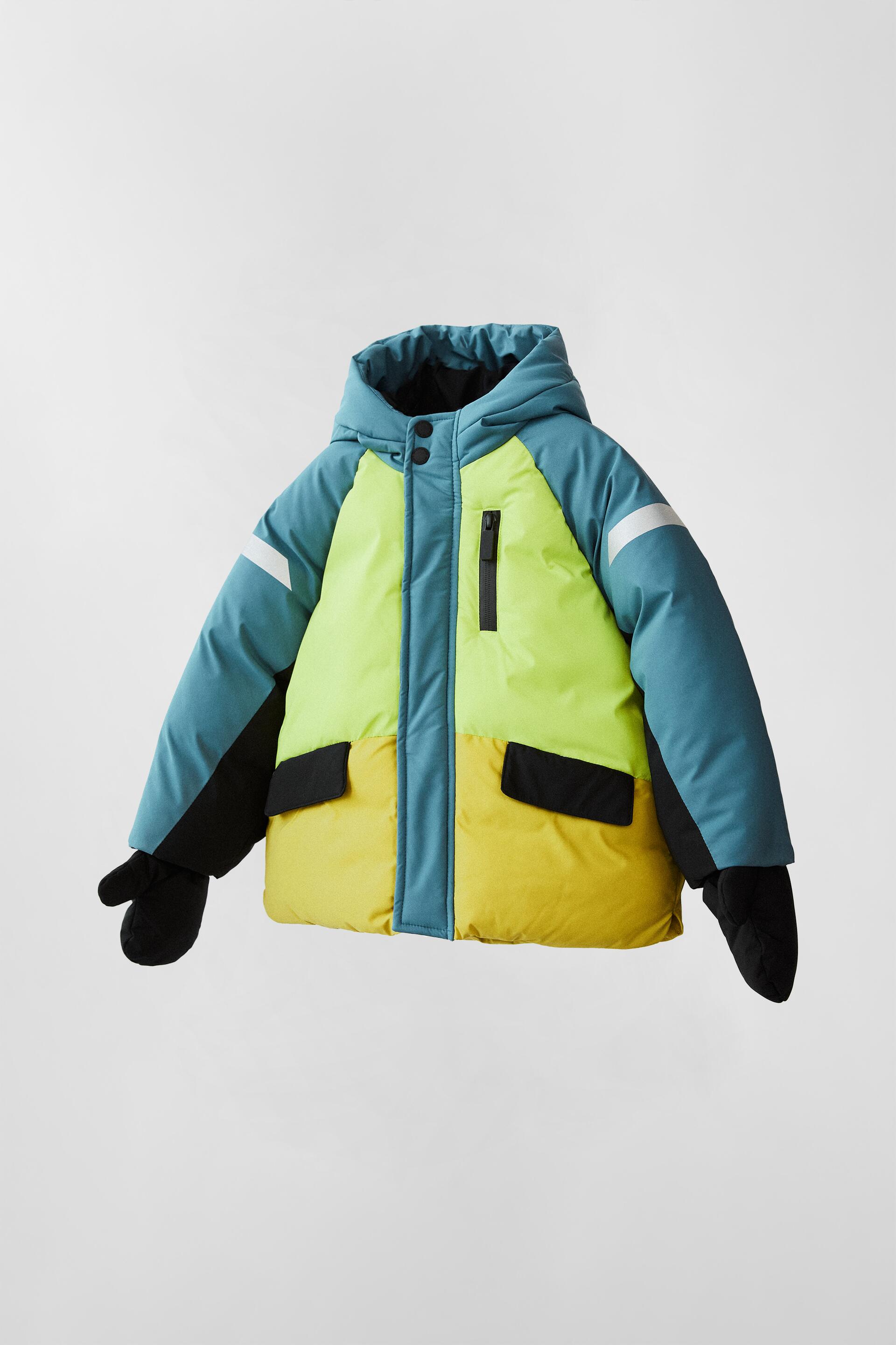 Куртка детская ZARA 0564450052024, лаймово-зеленый, 92 (товар из-за рубежа)