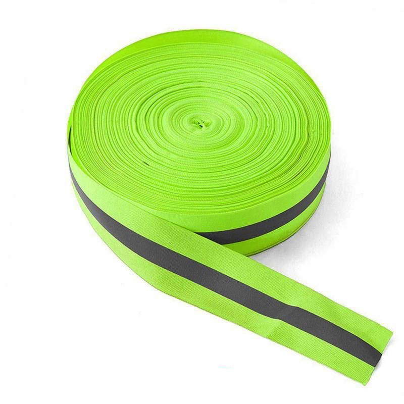 Светоотражающая тканевая лента REFLECTIVE FABRIC TAPE 50MM X 5M, цвет салатовый папка светоотражающая art hype my vibe 35х27х7 см