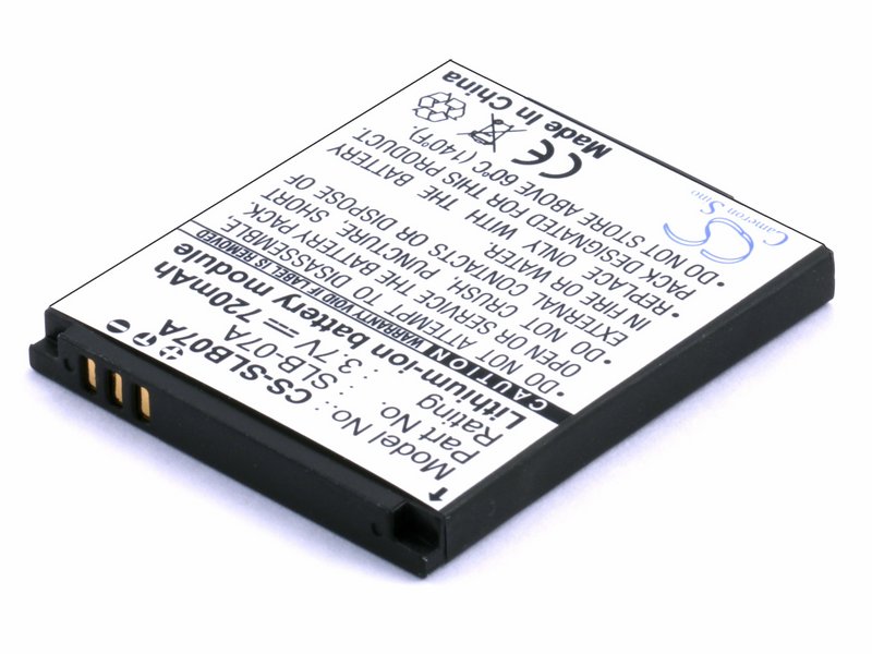 

Аккумулятор для фотоаппарата Samsung SLB-07A, CS-SLB07ASLB-07A
