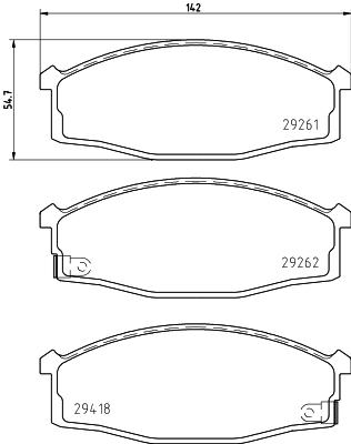 

Тормозные колодки NISSHINBO передние дисковые Strong Ceramic NP2103SC