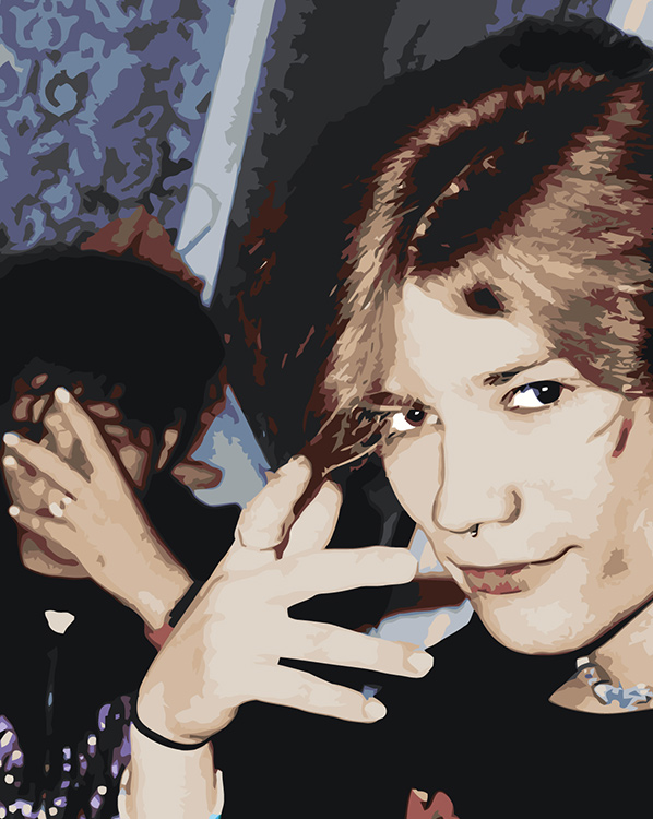 

Картина по номерам Цветное Рэпер nkeeei нкей нкееей: Портрет 40x50