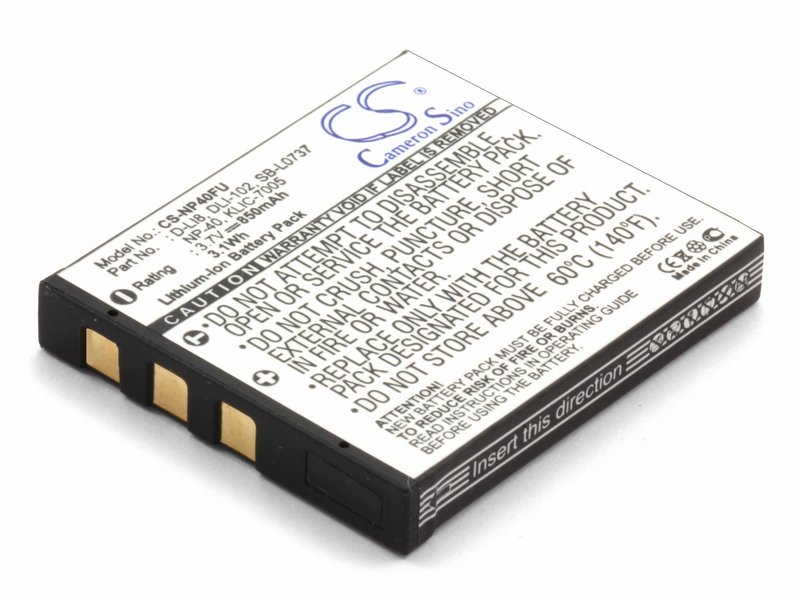 Аккумулятор для D-Li8, KLIC-7005, NP-40, SLB-0737 (850mAh)