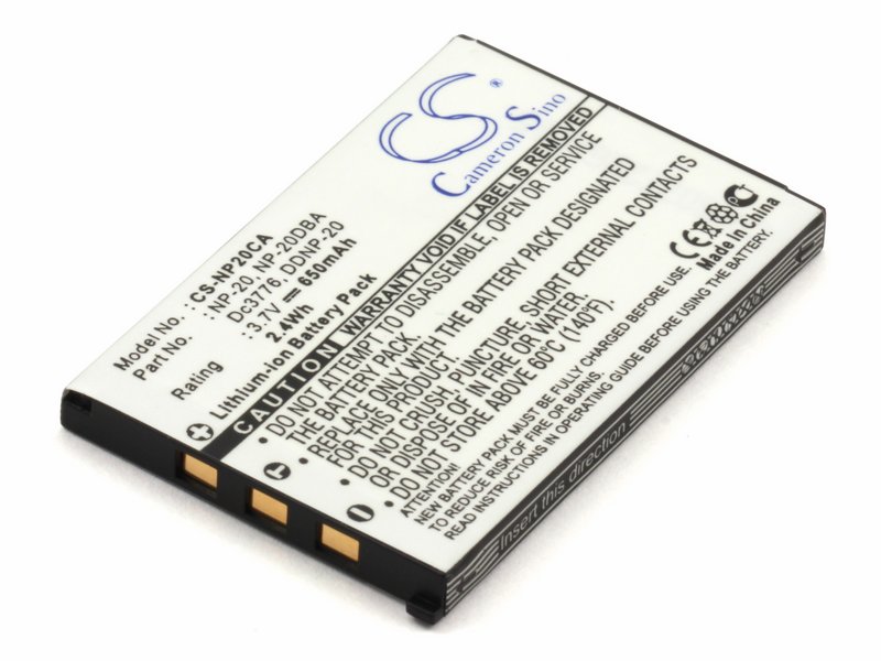 

Аккумулятор для фотоаппарата Casio NP-20, CS-NP20CA, NP-20, NP-20DBA