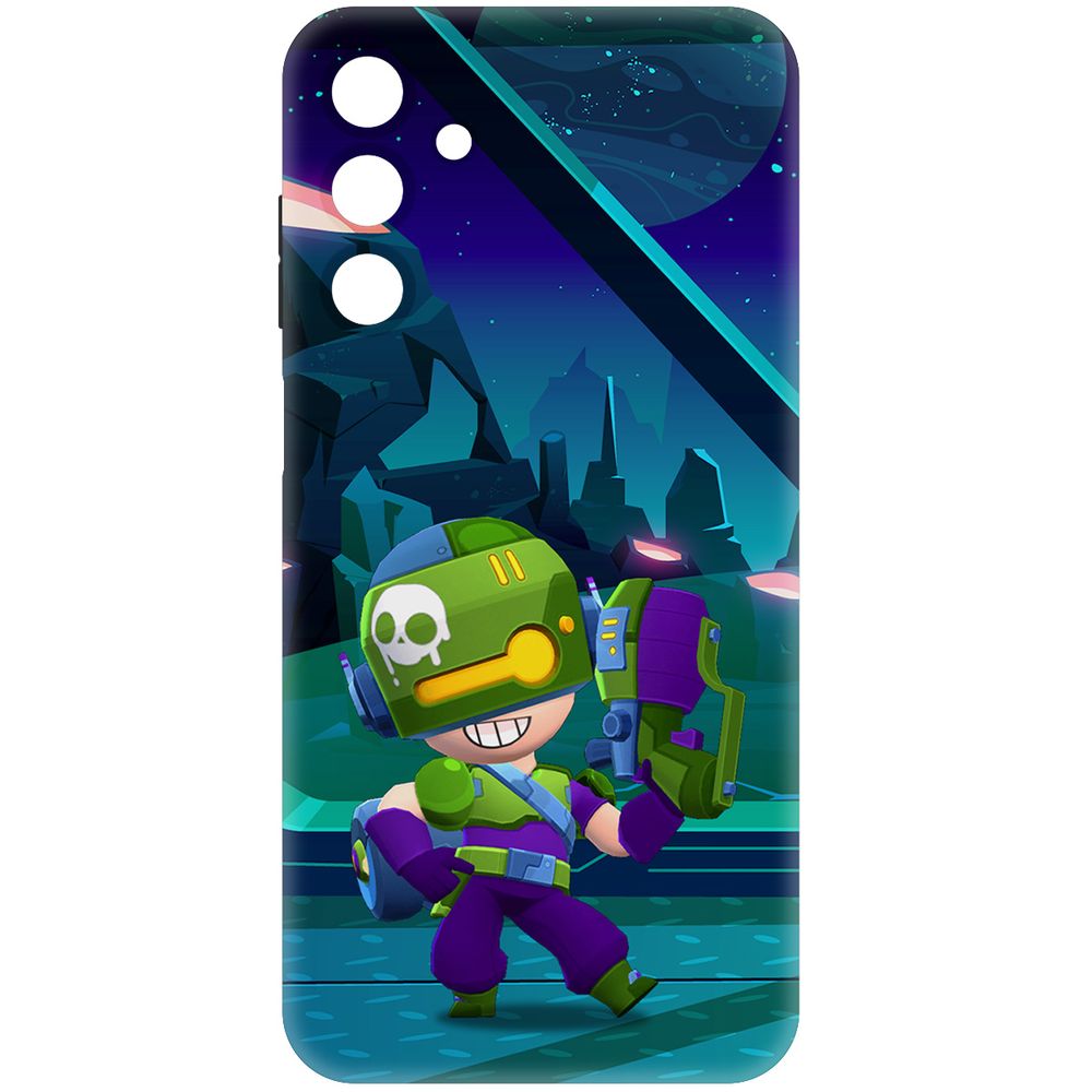 

Чехол-накладка Soft Case Brawl Stars - Контрабандистка Пенни для Samsung Galaxy M1, Черный