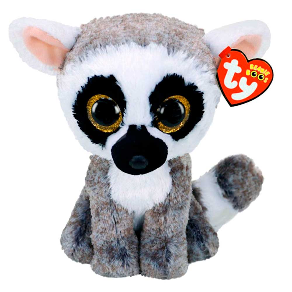 

Игрушка мягкая TY Beanie Boo's Лемур Linus 15 см,36224, Лемур Linus (15 см),36224