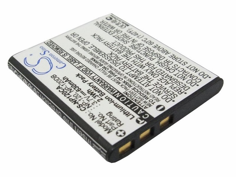 

Аккумулятор для Casio EX-ZS10, EX-ZS12, EX-ZS20 (NP-120), NP-120NP-120DBA