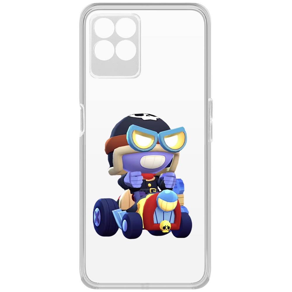 

Чехол-накладка Brawl Stars-Безумный Карл для Realme 8i