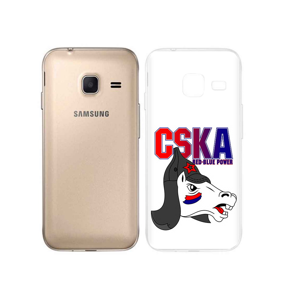 

Чехол MyPads Tocco для Samsung Galaxy J1 mini ФК ЦСК лошадка россия (PT24300.564.179), Tocco