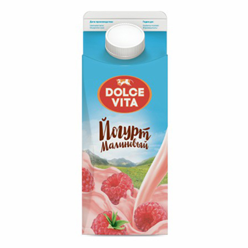 

Йогурт питьевой Dolce Vita малиновый 2,5% 900 г