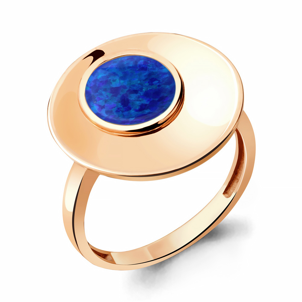 

Кольцо из серебра с опалом искусственным Aquamarine Aquamarine 6949995_925_з р, 6949995_925_з