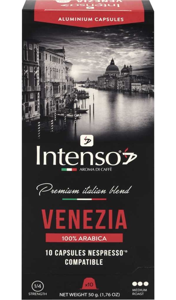 фото Кофе intenso venezia в капсулах 5 г х 10 шт