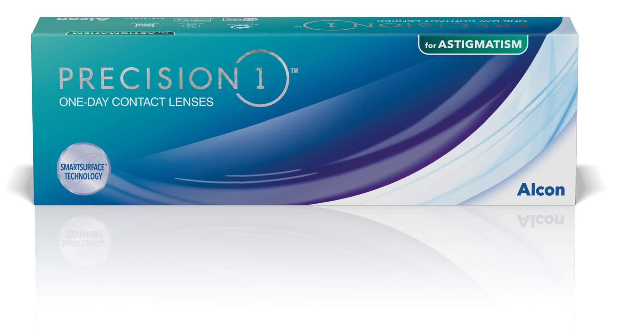 

Контактные линзы Alcon Precision1 for Astigmatism, 30 линз, SPH -1,50 Cyl -2,25 AXIS 160