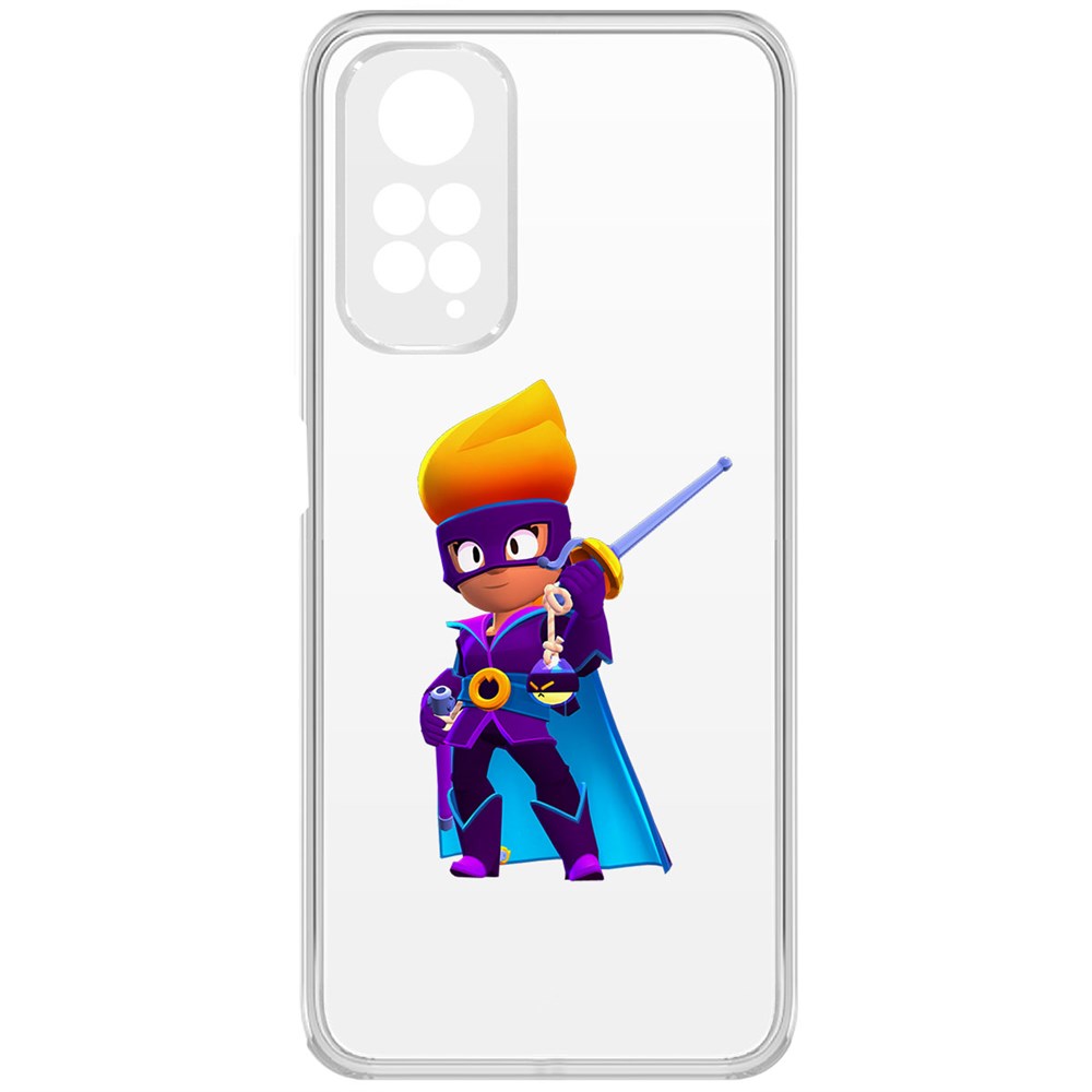 

Чехол-накладка Brawl Stars-Амбер де Ла Вега для Xiaomi Redmi Note 11, Прозрачный