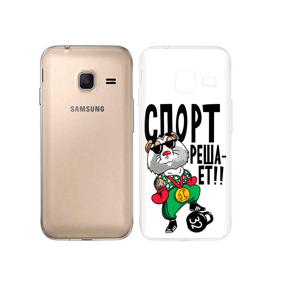 Чехол MyPads Tocco для Samsung Galaxy J1 mini Спорт решает (PT24300.564.161)