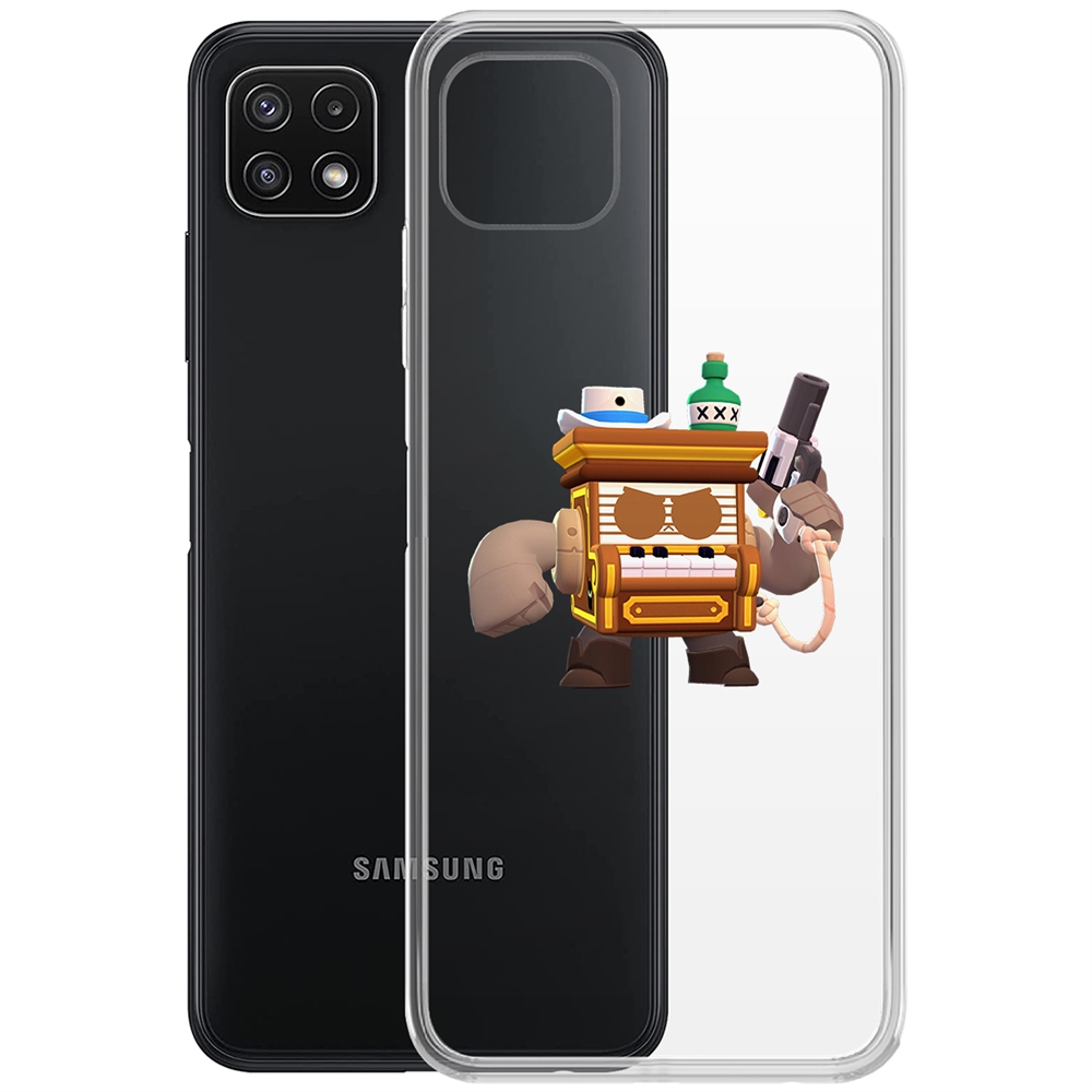 

Чехол-накладка Brawl Stars-8-бит из салуна для Samsung Galaxy A22s (A226)