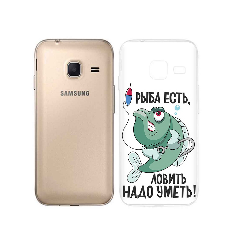 

Чехол MyPads Tocco для Samsung Galaxy J1 mini Рыба есть ,ловить надо уметь, Tocco