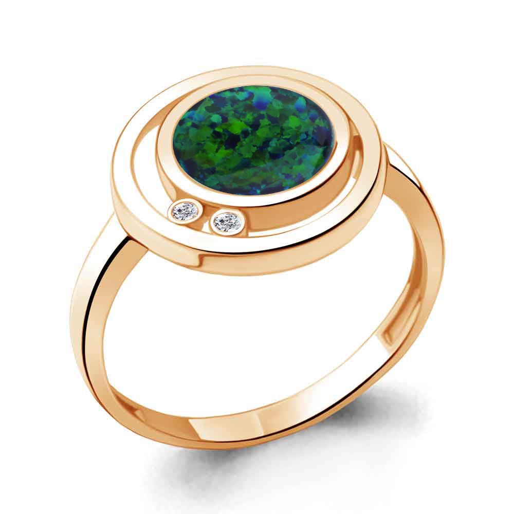 

Кольцо из серебра с фианитом Aquamarine Aquamarine 6949696А_925_з р. 19,5, 6949696А_925_з