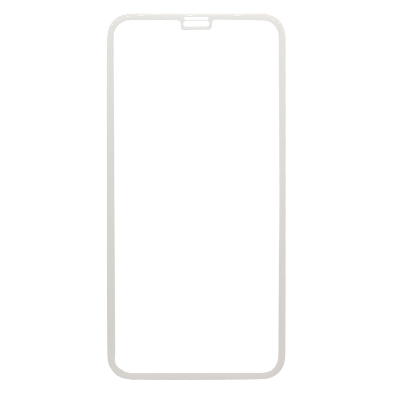 

Защитное стекло для Apple iPhone X полное покрытие, тонкое, белый