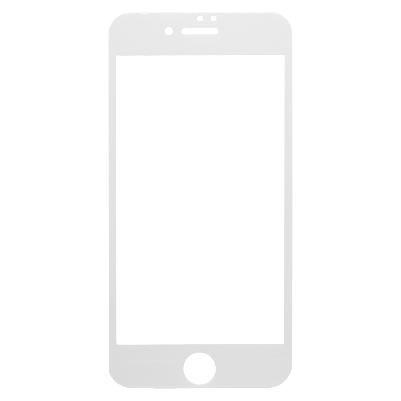фото Защитное стекло basemarket для apple iphone 7 (полное покрытие) (белое)