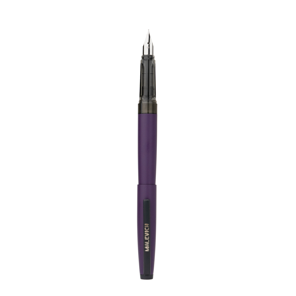 Ручка перьевая Малевичъ 196404 с конвертером, перо EF 0,4 мм, фиолетовый