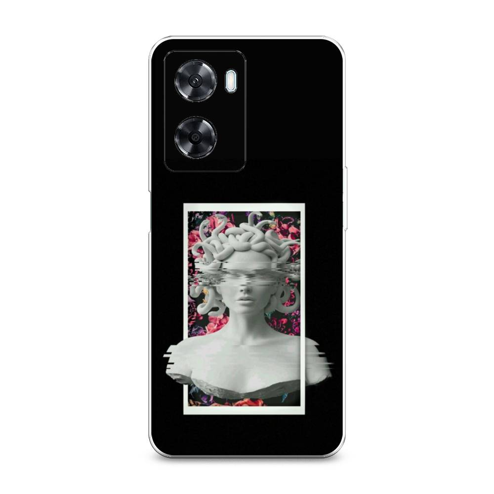 

Чехол на Oppo A57 4G "Web Punk Медуза Горгона", Черный;серый, 2511550-6
