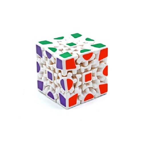 Кубик Рубика Парк Сервис 3д куб головоломка с шестерёнками цвет белый