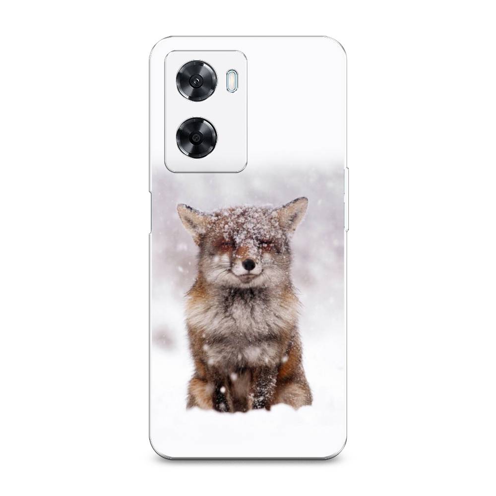 

Чехол на Oppo A57 4G "Зимняя лиса", Белый;серый;коричневый, 2511550-1